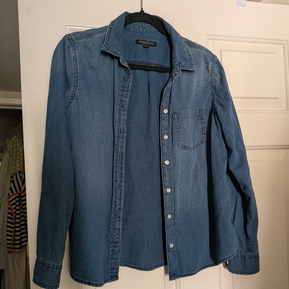 Bundles)  Banana Republic Denim Shirt - Blue... Etc